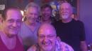 During his show, Vincent got in this pic w/ four local drummers: Frank (One Night Stand), Phil (Rewind), Ray (Identity Crisis) & Gerry (Old School) - at Bourbon St.  photo by Brenda E